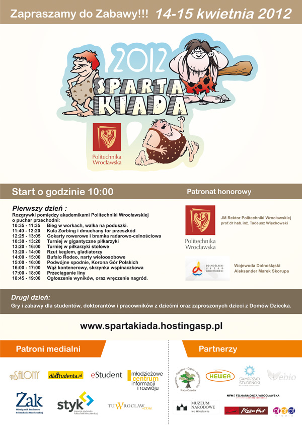 Plakat Spartakiada 2012